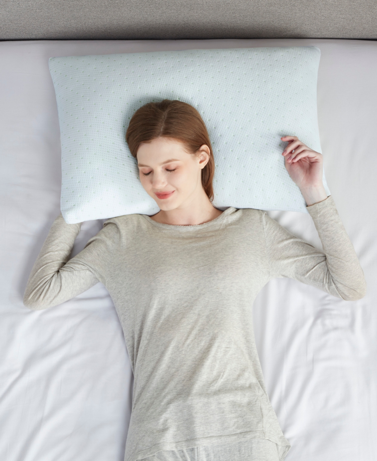 Madison Park Rayon from Bamboo Shredded Memory Foam Pillow