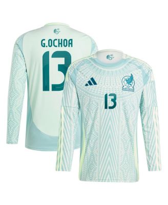 adidas - Men's Guillermo Ochoa Green Mexico National Team 2024 Away Replica Player Long Sleeve Jersey