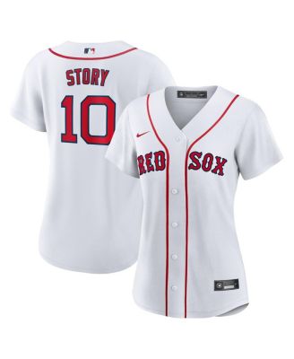 Nike - Women's Trevor Story White Boston Red Sox Home Replica Jersey