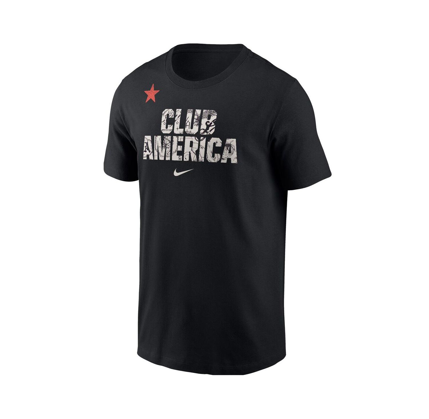 Men's Black Club America CA x CA T-Shirt