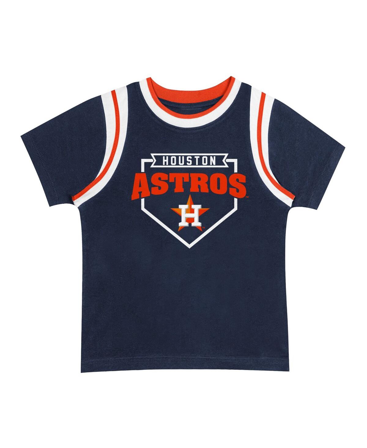 Outerstuff Preschool 2-piece Fanatics Houston Astros Loaded Base T-shirt And Shorts Set