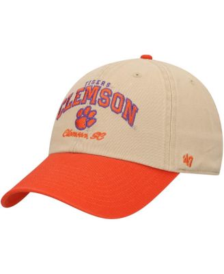 '47 Brand - Men's Khaki Clemson Tigers Local Clean Up Adjustable Hat