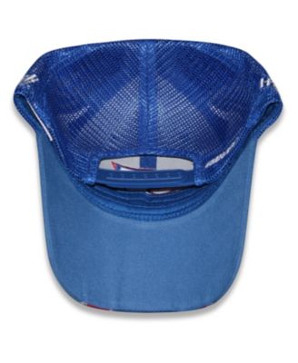 Men's and Women's Blue Kyle Larson HendrickCars.com Flame Trucker Adjustable Hat