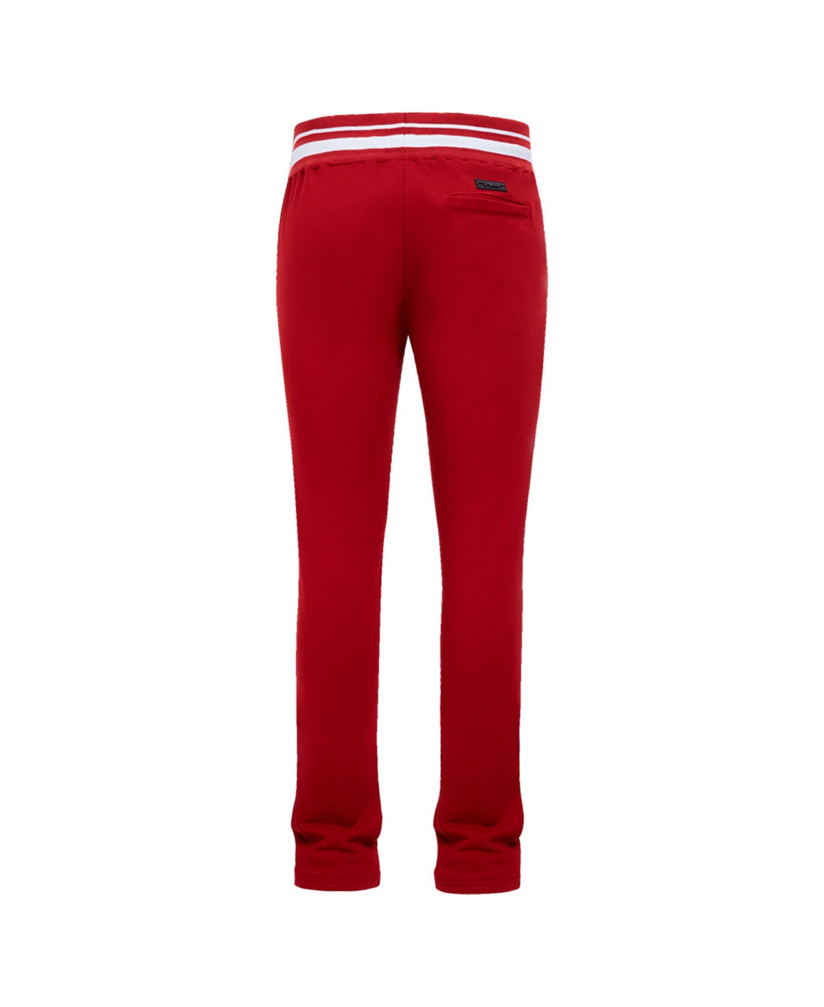 PRO STANDARD MEN'S CARDINAL ARKANSAS RAZORBACKS SCRIPT TAIL FLEECE SWEATPANTS 