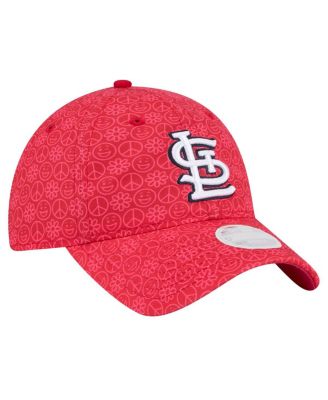 Women's Red St. Louis Cardinals Don't Worry 9TWENTY Adjustable Hat
