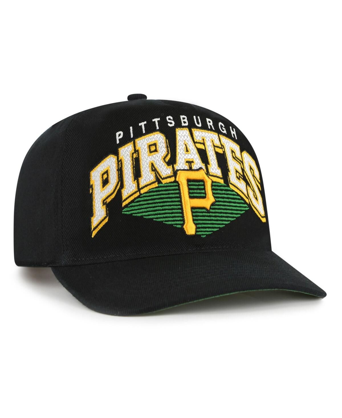 47 Brand Men's Black Pittsburgh Pirates Pomona Hitch Adjustable Hat