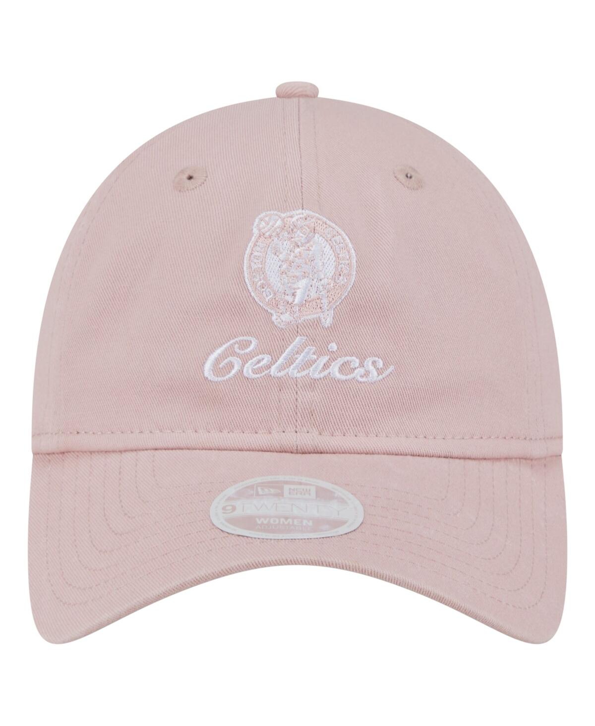 New Era Women's Pink Boston Celtics Gameday Preppy 9twenty Adjustable Hat