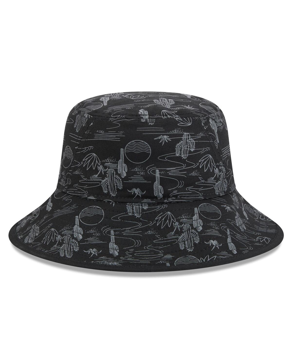 NEW ERA MEN'S BLACK CHICAGO WHITE SOX 2025 SPRING TRAINING ALL OVER PRINT BUCKET HAT 