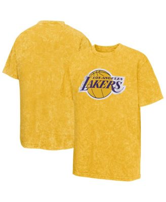 Outerstuff - Big Boys and Girls Gold Los Angeles Lakers Rugged Defense T-Shirt