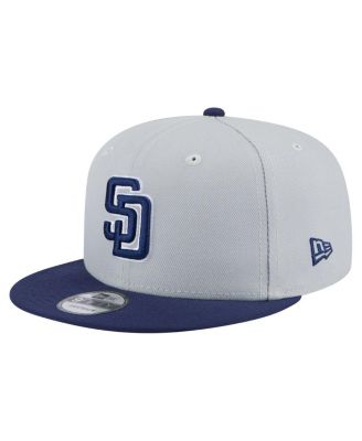 New Era - Men's Gray/Navy San Diego Padres 2-Tone Color Pack 9FIFTY Snapback Hat