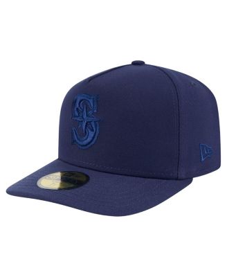 New Era - Men's Navy Seattle Mariners Color Pack A-Frame 59FIFTY Fitted Hat