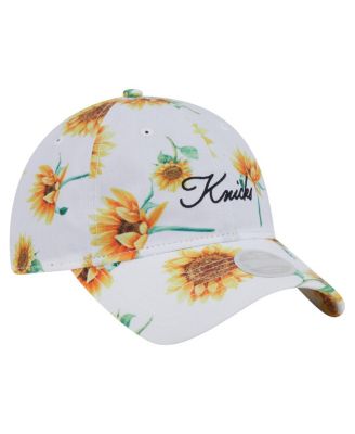 Women's White New York Knicks Adventure Flower 9TWENTY Adjustable Hat