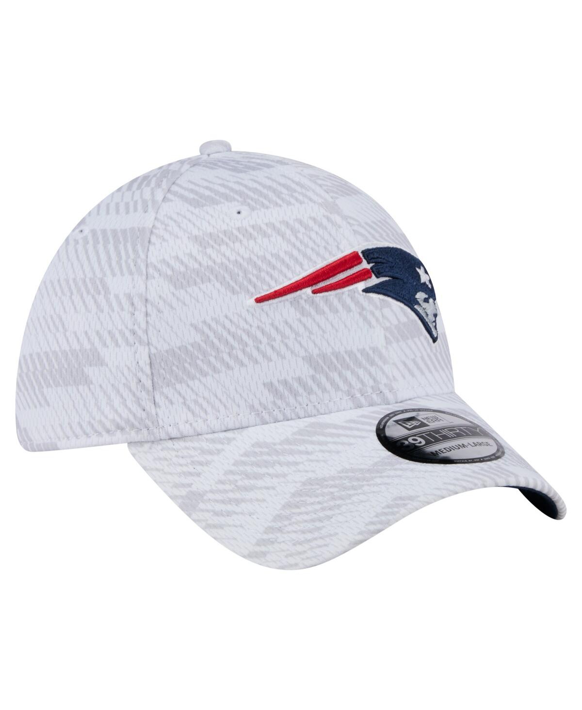 NEW ERA MEN'S WHITE NEW ENGLAND PATRIOTS GAMEDAY GRADED 39THIRTY FLEX HAT 