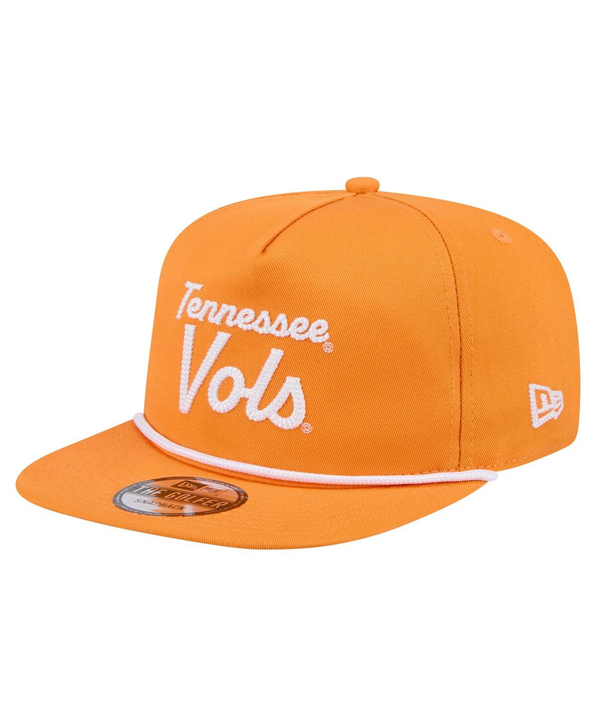 NEW ERA MEN'S TENNESSEE ORANGE TENNESSEE VOLUNTEERS ADVENTURE TEAM TEXT GOLFER SNAPBACK HAT 