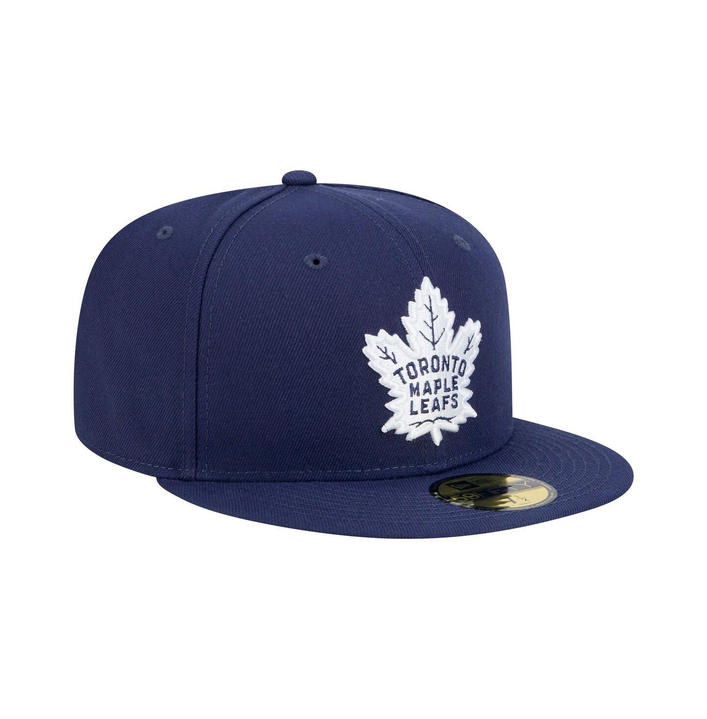 Мужская кепка New Era Navy Toronto Maple Leaf's Core 59FIFTY Fitted Hat — фото 3