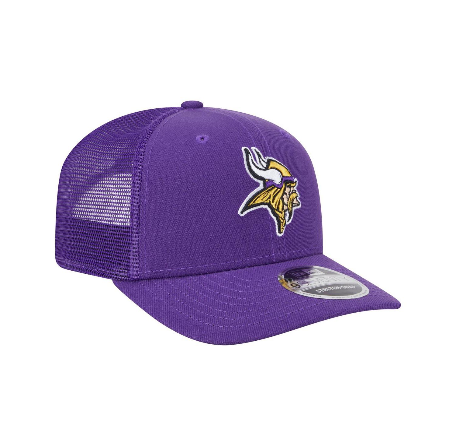 Men's Purple Minnesota Vikings Main Trucker 9SEVENTY Stretch Snap Hat