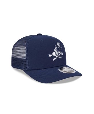 Men's Navy Dallas Cowboys 9SEVENTY Stretch Snap Trucker Hat
