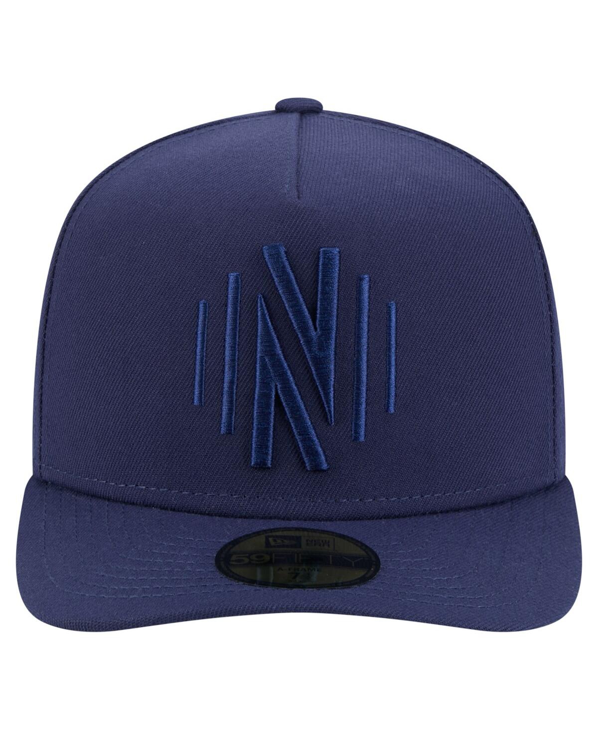 New Era Men's Navy Nashville Sc Color Pack A-frame 59fifty Fitted Hat