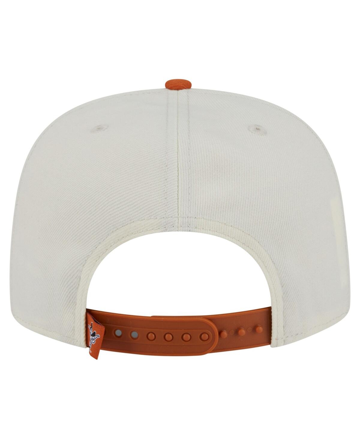 NEW ERA MEN'S WHITE TEXAS LONGHORNS COLLEGIATE 9FIFTY A-FRAME SNAPBACK HAT 