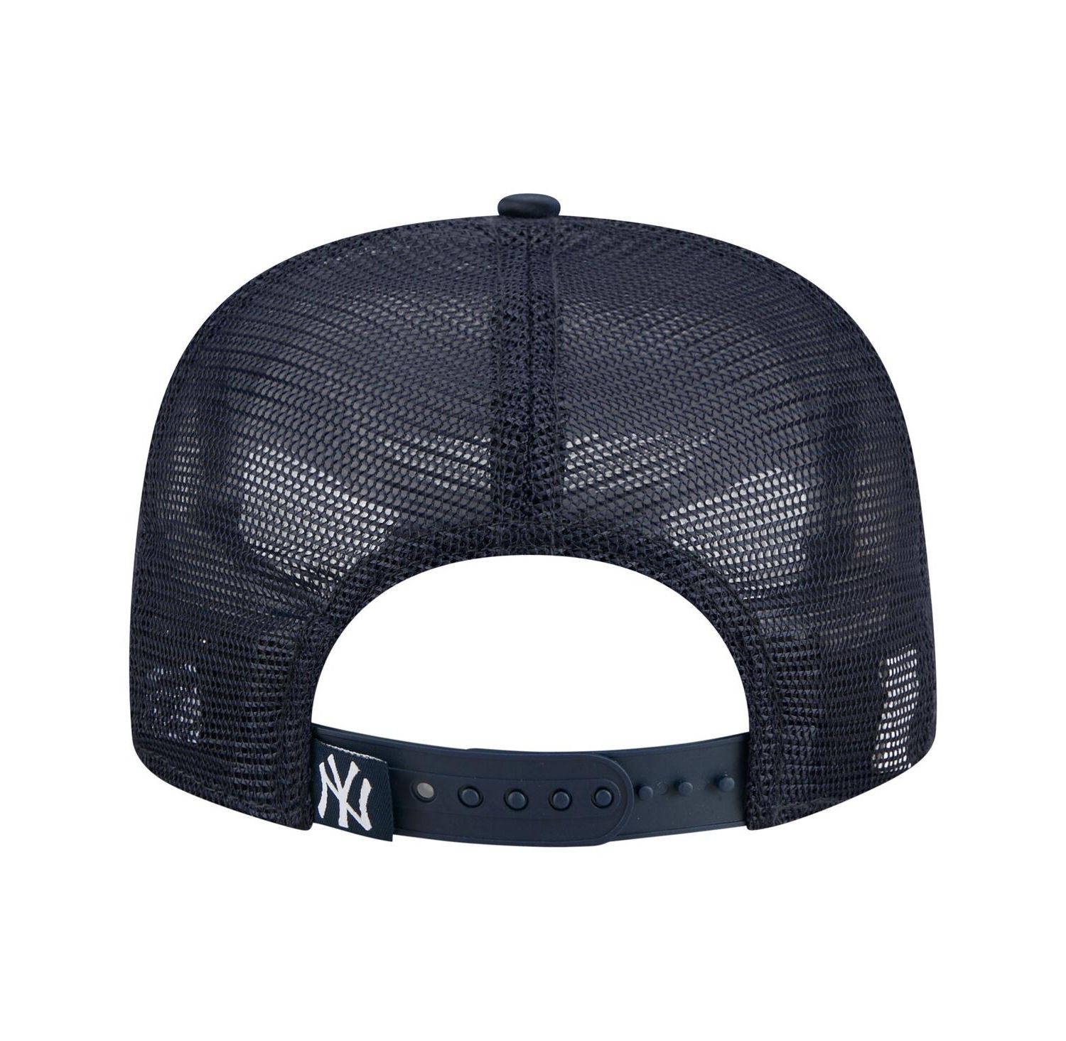 Men's Navy New York Yankees Retro Satin Script Golfer Adjustable Hat