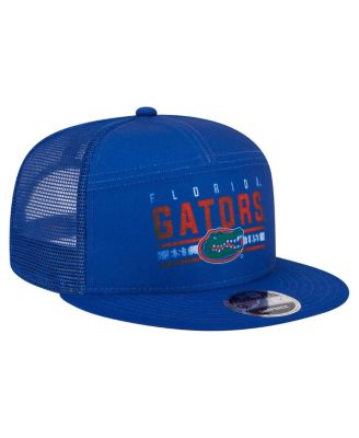 Men's Royal Florida Gators Split Panel 9FIFTY Snapback Trucker Hat