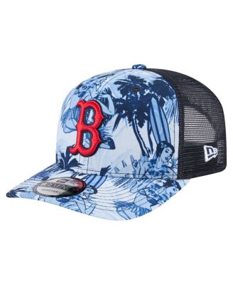 New Era - Men's Navy Boston Red Sox Hula Trucker 9SEVENTY Adjustable Hat