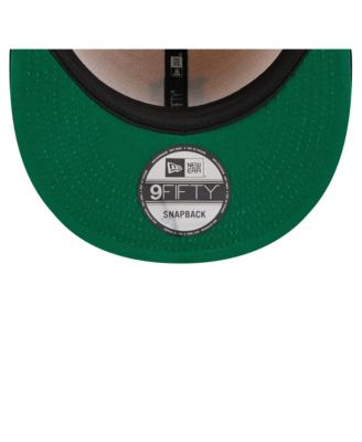 Men's Black/Gold Pittsburgh Pirates Retro Split Corduroy Snapback Hat