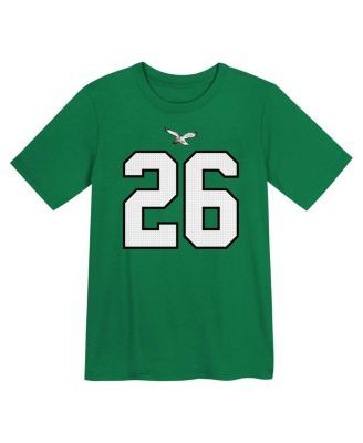 Preschool Saquon Barkley Kelly Green Philadelphia Eagles Player Name Number T-Shirt
