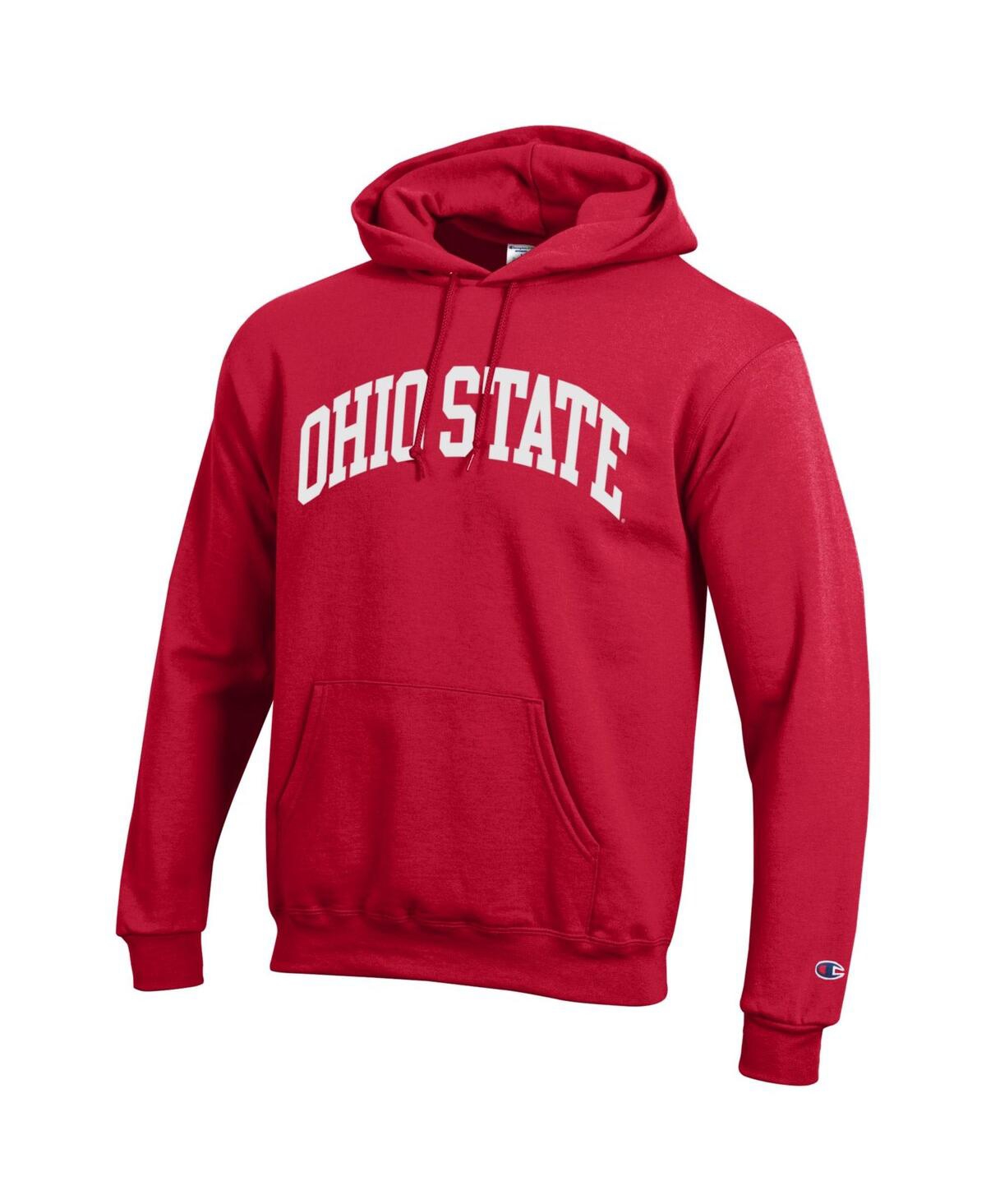 Champion Reverse Weave Hoodie Ohio State In Red