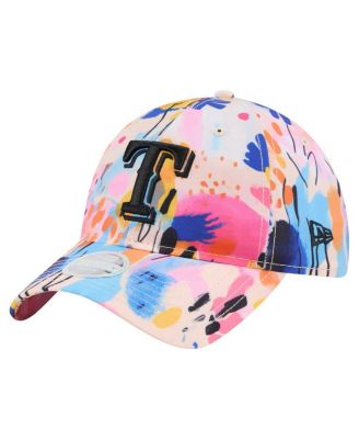 New Era - Women's White Texas Rangers Watercolor 9TWENTY Adjustable Hat