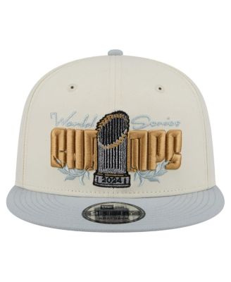 Men's White Los Angeles Dodgers 2024 World Series Champions Parade Takedown 9FIFTY Snapback Hat