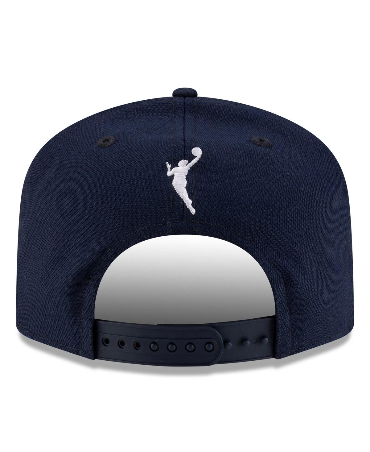New Era Men's And Women's Navy/red Indiana Fever 2025 Wnba Draft A-frame 9fifty Snapback Hat