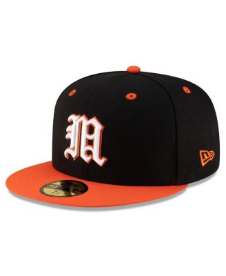 New Era - Men's Black/Orange Miami Hurricanes On-Field 59FIFTY Fitted Hat