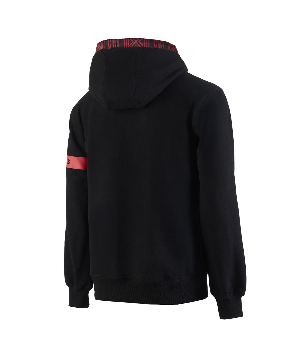 x Nba Men's Black Chicago Bulls Culture Hoops Collection Premium Pullover Hoodie - Black