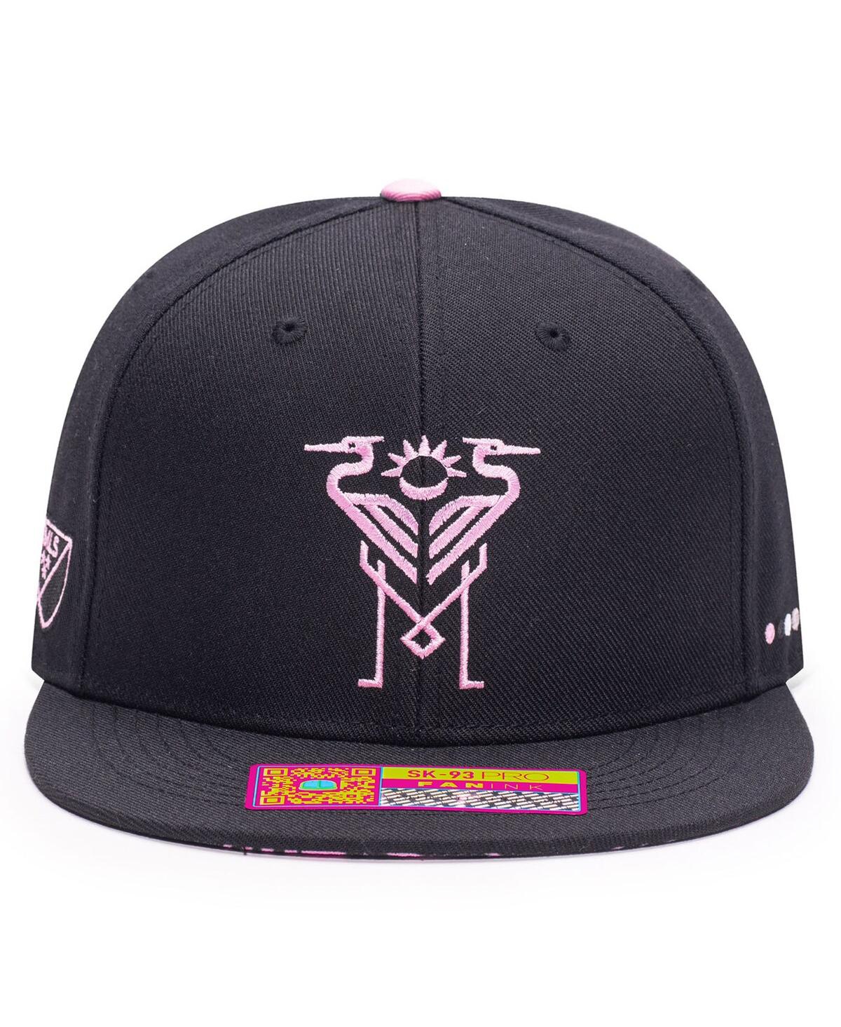Fan Ink Men's Black Inter Miami Cf Tahiti Adjustable Hat