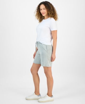 売れ筋商品|||スタイルアンドコー カットソー トップス レディース Petite French Terry Short-Sleeve T-Shirt, Exclusively at Macy's Heather Grey Style & Co Petite French Terry Short-sleeve T-shirt