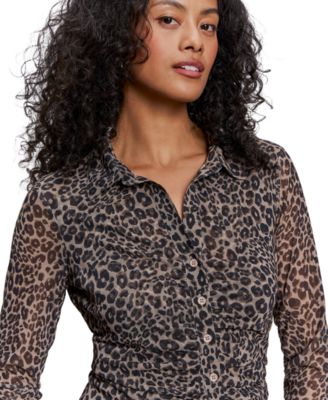 Women's Dream Girl Mesh Button-Up Shirt