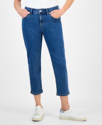 Petite Mid Rise Ankle Jeans, Exclusively at Macy's