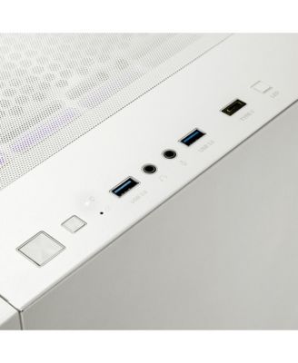 SET Liquid Cooled Gaming Desktop Computer, AMD Ryzen 9 9900X 4.4GHz, 32GB RAM, 2TB SSD, NVIDIA GeForce RTX 5070 Ti 16GB, Windows 11 Home, White