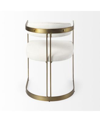 Fabric Upholstered Arm Chair for Dining Table or Living Room Seating