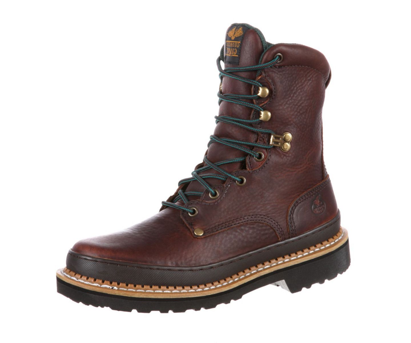 Мужские ботинки GEORGIA BOOT Georgia Giant 8" Soggy Brown Work Boot, цвет: Коричневый — фото 9