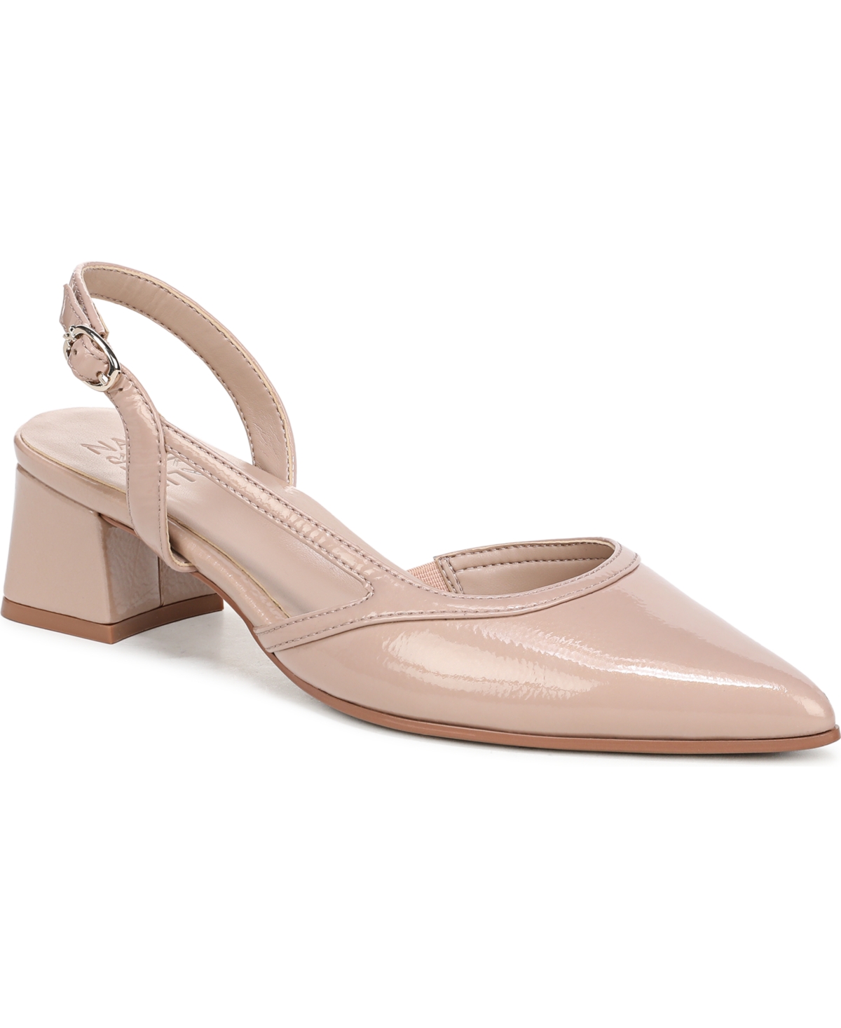 Women's Mila Pointed Toe Slingback Pumps - Cranberry Leather