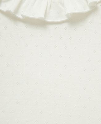 Baby Girls Ruffled Top & Heart Overall, 2 Piece Set