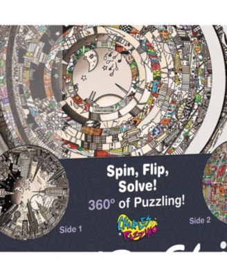 Spin Flip Puzzle: Charles Fazzino 2L