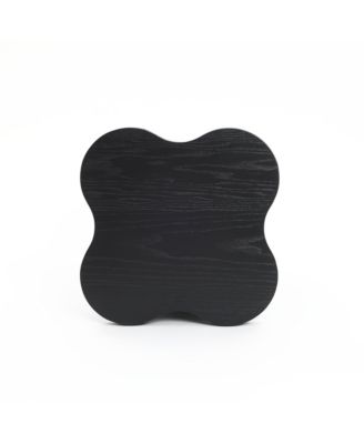 1 PC MDF Wood Modern Cloverleaf  Side Table