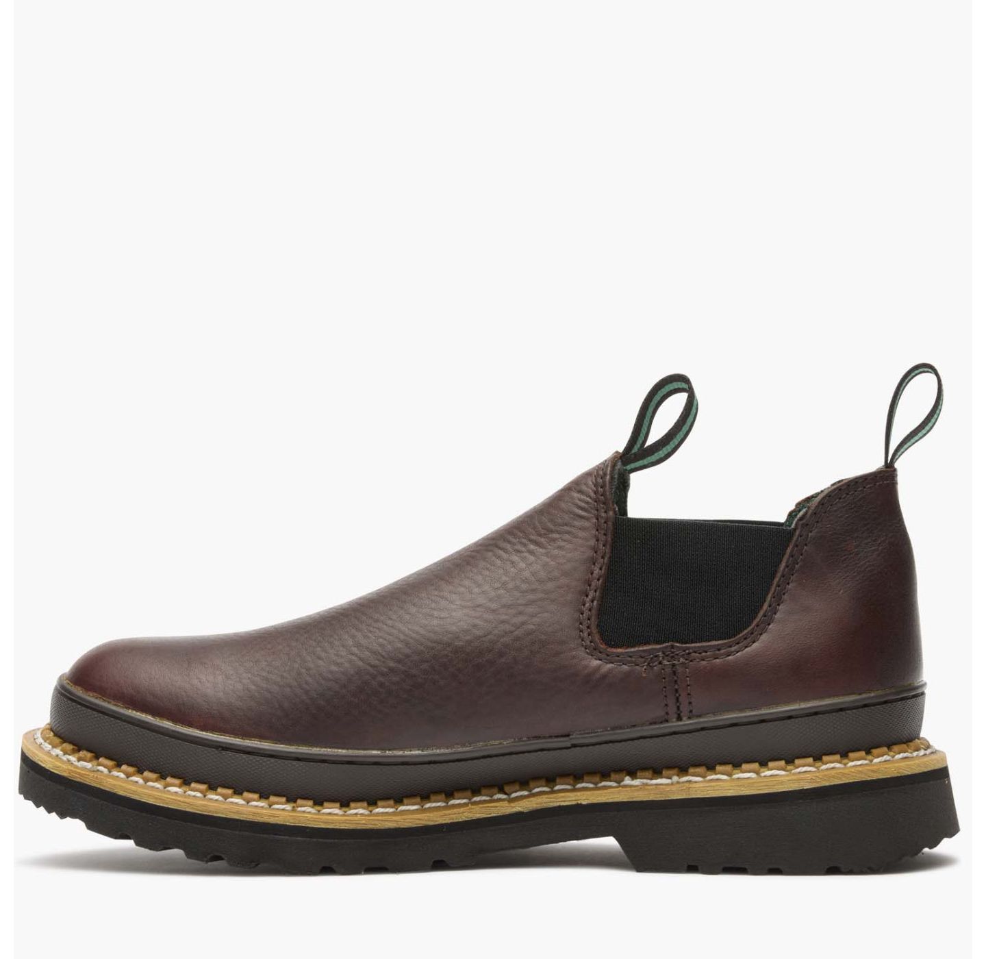 Мужские туфли GEORGIA BOOT Georgia Giant Soggy Brown Steel Toe Romeo, цвет: Коричневый — фото 11