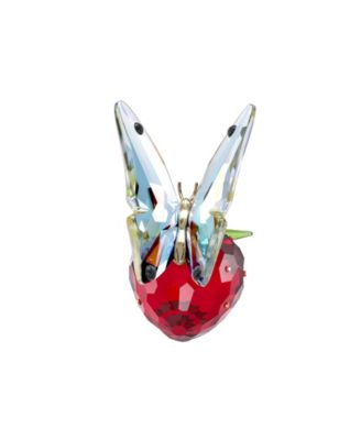 Idyllia Butterfly and Strawberry Figurine