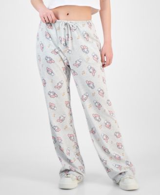 Junior's My Melody Allover-Print Drawstring Pants