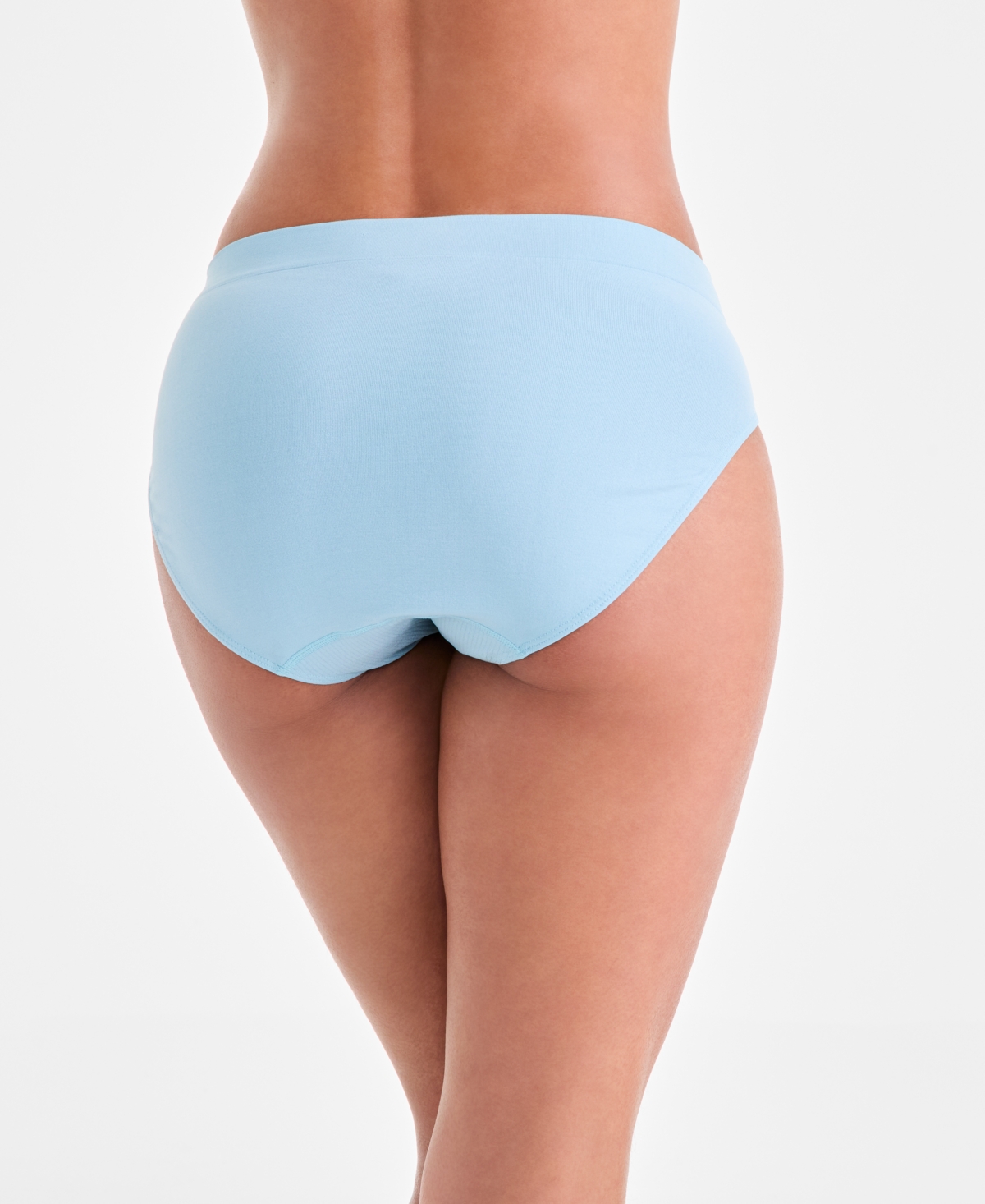 Bali One Smooth U All-over Smoothing Hi Cut Brief Underwear 2362 In Blue