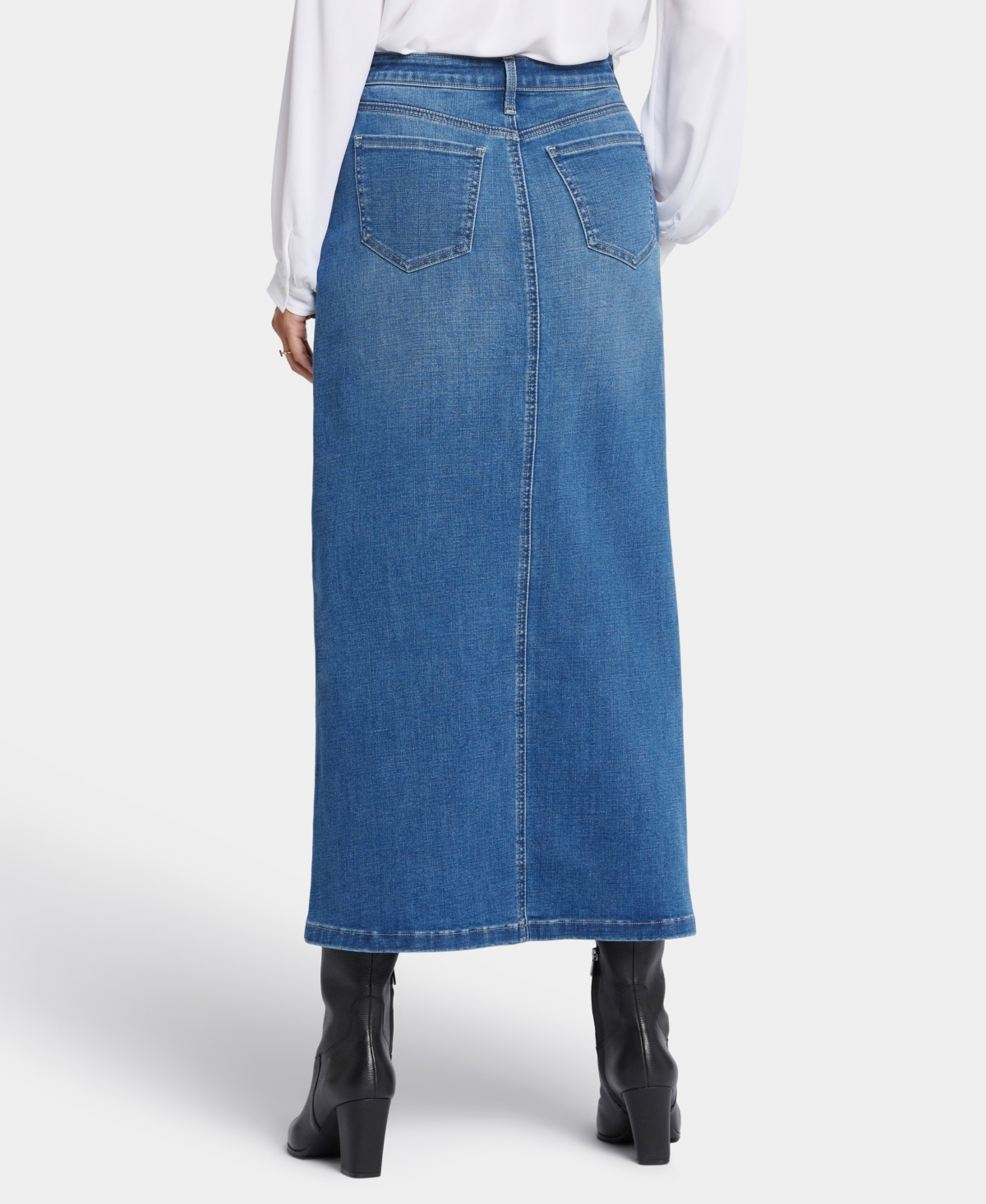 Nydj Petite High Rise Long Skirt